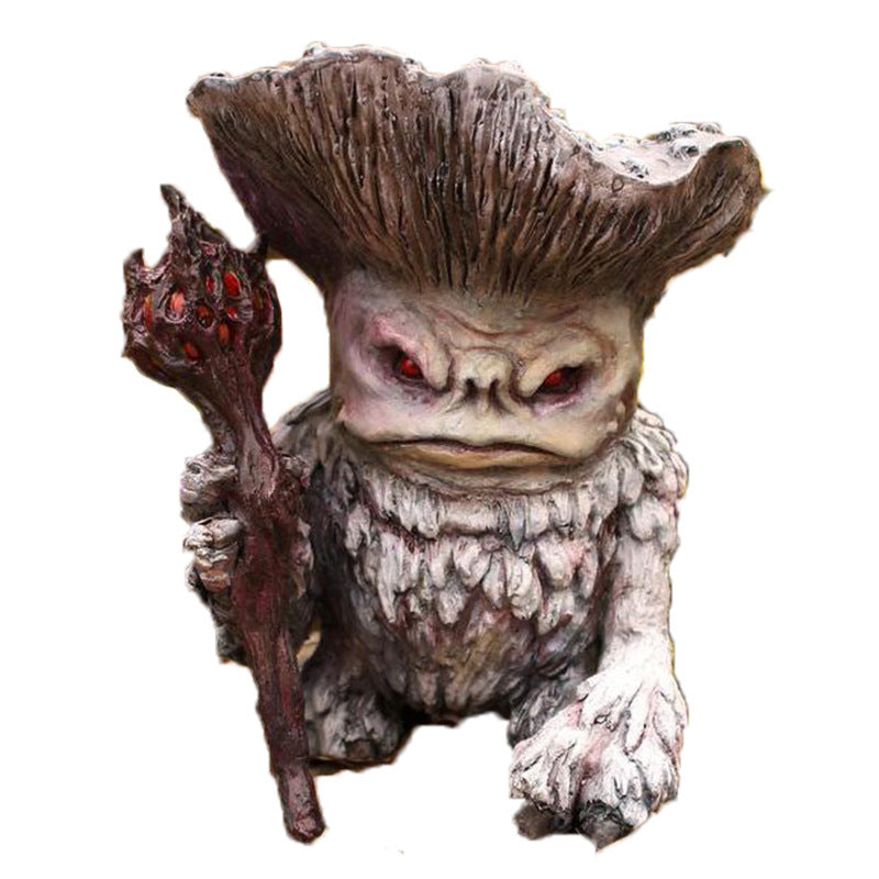Mushroom Elf Shaman Sorcerer Troll Resin Crafts