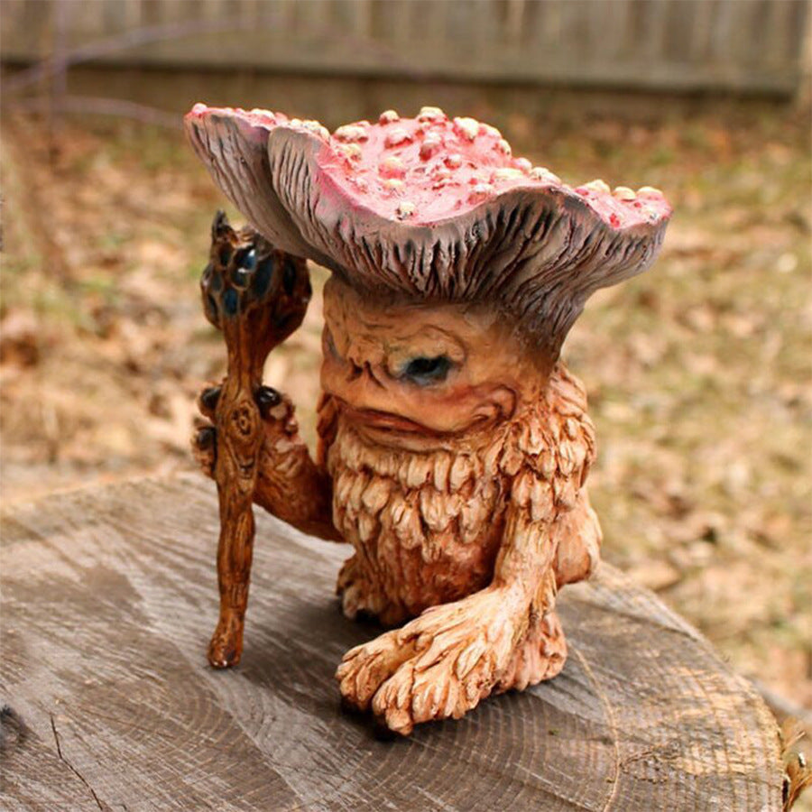 Mushroom Elf Shaman Sorcerer Troll Resin Crafts