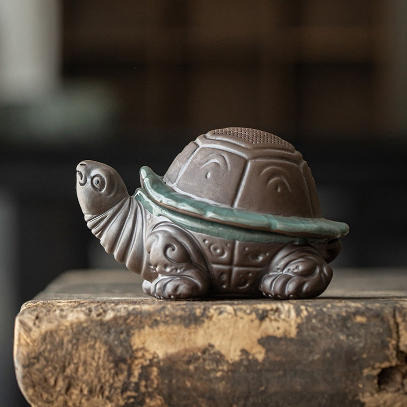 Ge Kiln Little Turtle Creative Tea Room Table Decoration