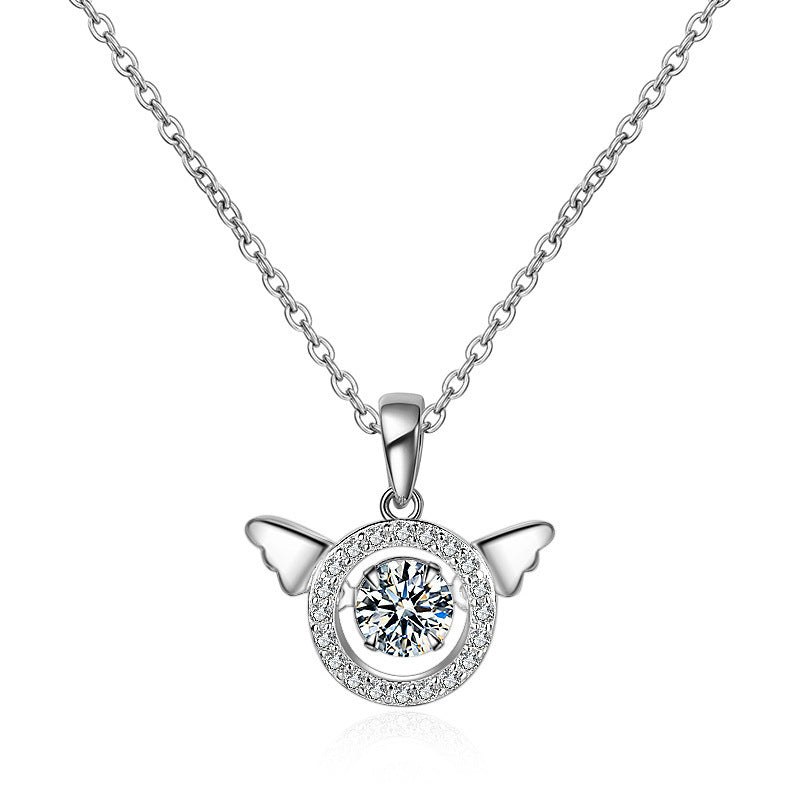 Crown smart Necklace Pendant Heart Pendant Necklace heart one generation wholesale jewelry manufacturers