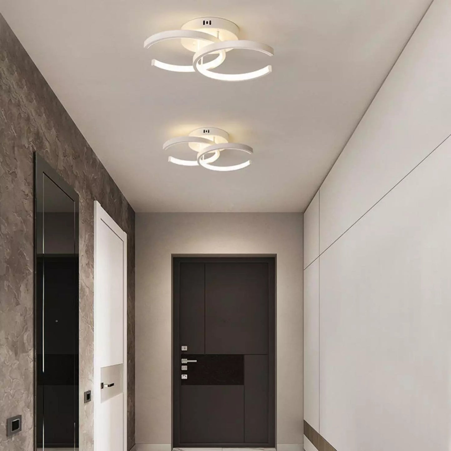Dimmbar 3-Farbige Decken-Lampe LED Deckenleuchte Wohnzimmer Kuchen Flur Eingang