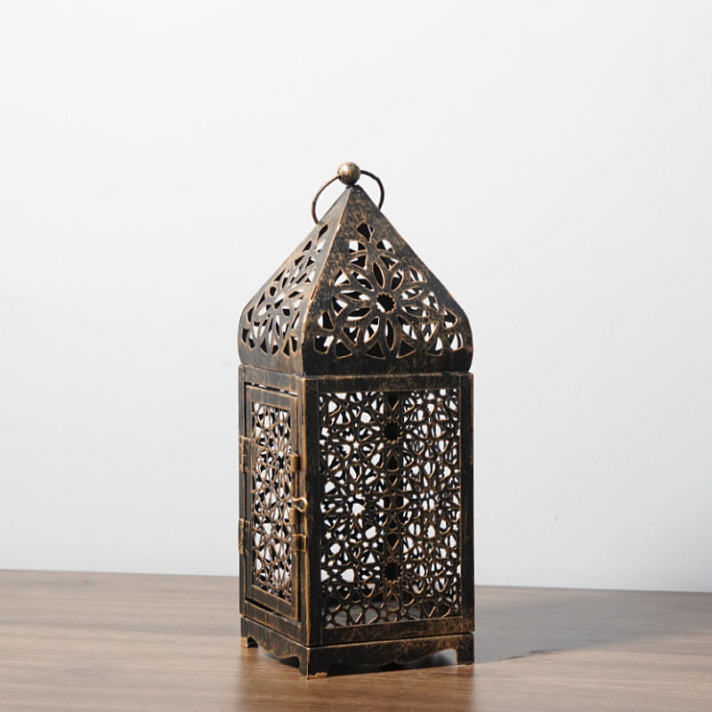 Distressed Candle Portable Lamp Atmosphere Decoration Ornaments