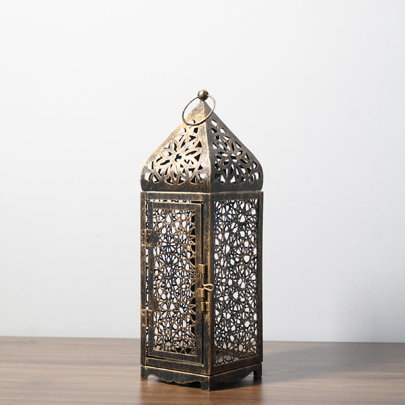 Distressed Candle Portable Lamp Atmosphere Decoration Ornaments