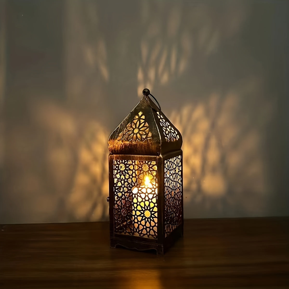 Distressed Candle Portable Lamp Atmosphere Decoration Ornaments