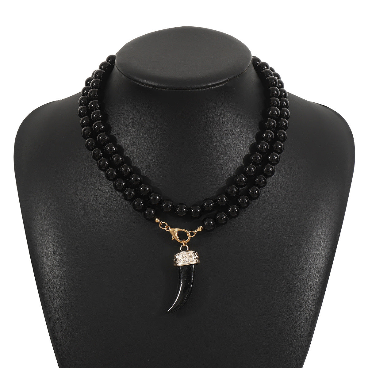 Fashion Design Wolf Tooth Pendant Long Necklace