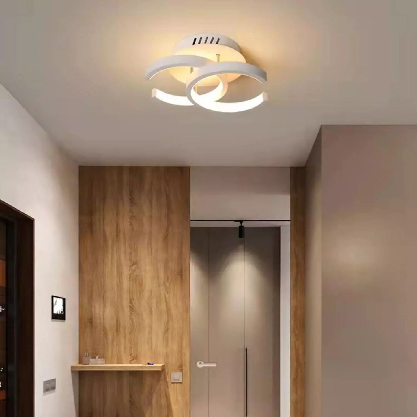 Dimmbar 3-Farbige Decken-Lampe LED Deckenleuchte Wohnzimmer Kuchen Flur Eingang