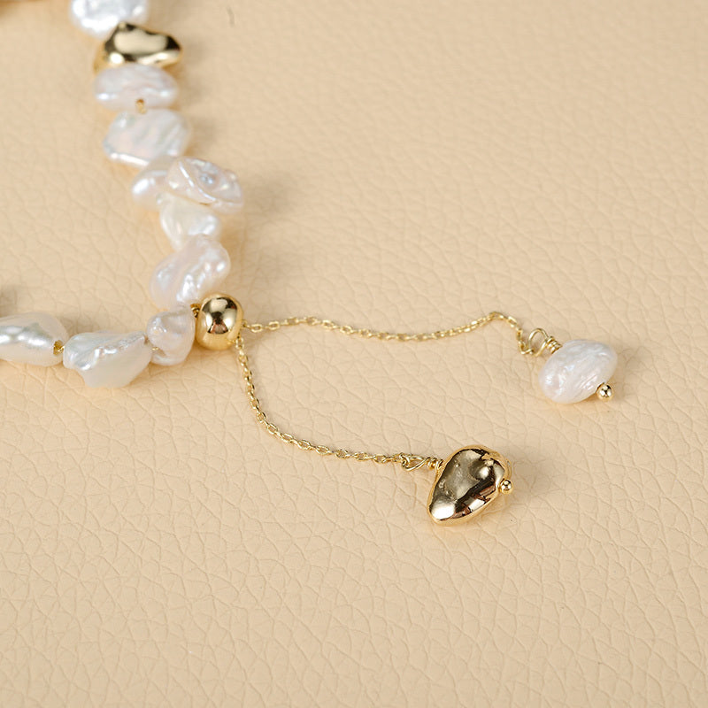European And American Vintage Classic Metal Pearl Bracelet