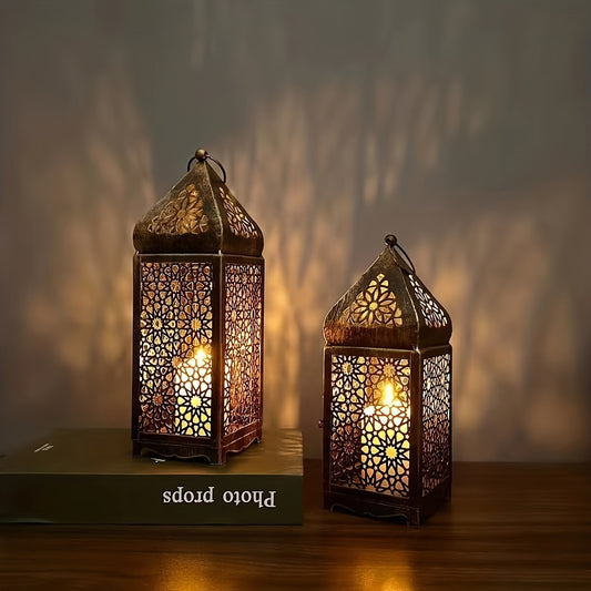Distressed Candle Portable Lamp Atmosphere Decoration Ornaments