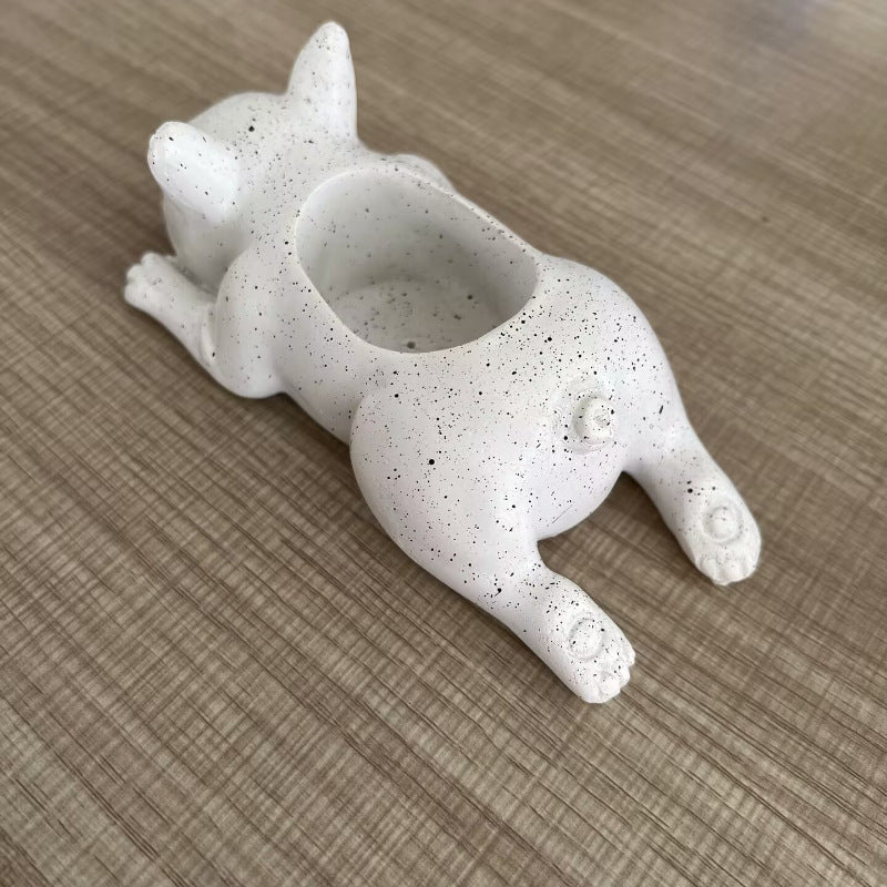 Succulent Puppy Courtyard Decoration Home Outdoor Resin Pot