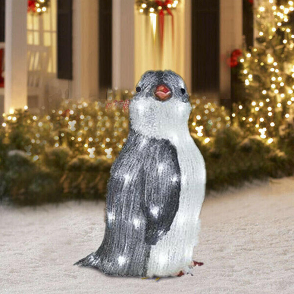 Christmas Penguin Acrylic LED Light Decoration