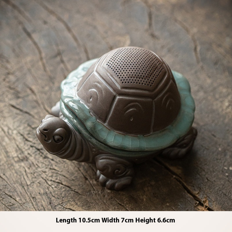 Ge Kiln Little Turtle Creative Tea Room Table Decoration